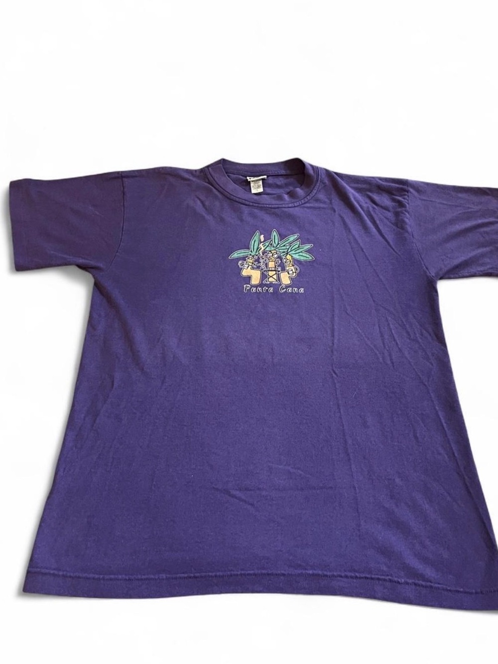 Men’s Vintage 90s Punta Cana Pineapple Cigar Drinks Tropical Shirt Size L